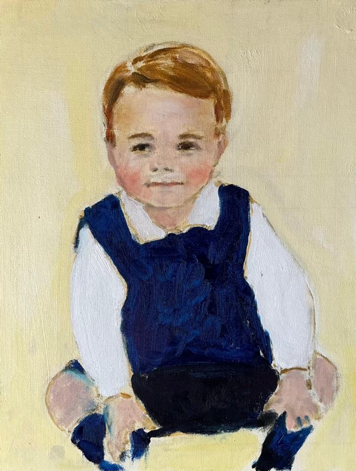 Martha R. Lang - Portraits - Prince Louise in Blue